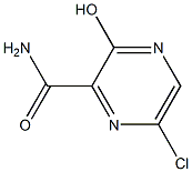 6-Chloro-3-hydroxy-pyrazine-2-carboxylic acid aMide 구조식 이미지