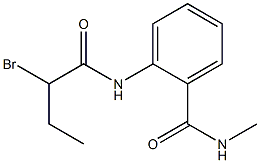 2-(2-BROMOBUTANAMIDO)-N-METHYLBENZAMIDE 구조식 이미지