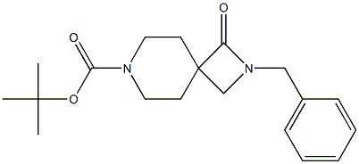 2-BENZYL-1-OXO-2,7-DIAZA-SPIRO[3.5]NONANE-7-CARBOXYLIC ACID TERT-BUTYL ESTER Structure