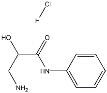 3-aMino-2-hydroxy-N-phenylpropanaMide hydrochloride 구조식 이미지