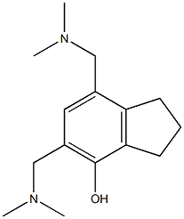 5,7-bis((diMethylaMino)Methyl)-2,3-dihydro-1H-inden-4-ol Structure