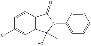 5-chloro-3-hydroxy-3-Methyl-2-phenylisoindolin-1-one Structure