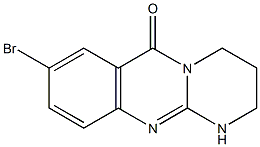 8-broMo-3,4-dihydro-1H-pyriMido[2,1-b]quinazolin-6(2H)-one 구조식 이미지
