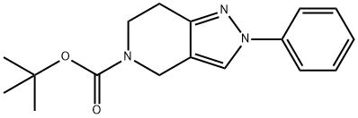 tert-butyl 2-phenyl-6,7-dihydro-2H-pyrazolo[4,3-c]pyridine-5(4H)-carboxylate Structure