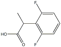 2-(2,6-difluorophenyl)propanoic acid 구조식 이미지