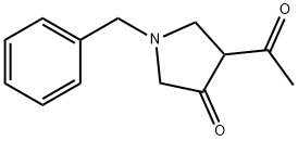 4-acetyl-1-benzylpyrrolidin-3-one 구조식 이미지