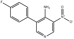 3-(4-fluorophenyl)-5-nitropyridin-4-aMine 구조식 이미지