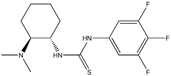 1-((1S,2S)-2-(diMethylaMino)cyclohexyl)-3-(3,4,5-trifluorophenyl)thiourea Structure