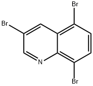 3,5,8-tribroMoquinoline 구조식 이미지