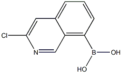 3-chloroisoquinolin-8-yl-8-boronic acid Structure