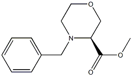 (S)-Methyl 4-benzylMorpholine-3-carboxylate 구조식 이미지