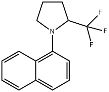1-(Naphthalen-1-yl)-2-(trifluoroMethyl)pyrrolidine Structure