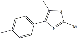 2-BroMo-5-Methyl-4-p-tolyl-thiazole 구조식 이미지