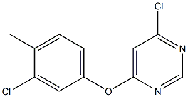 4-(3-chloro-4-Methylphenoxy)-6-chloropyriMidine 구조식 이미지