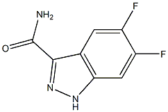 5,6-Difluoro-1H-indazole-3-carboxylicacidaMide Structure