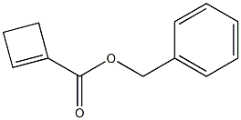 Benzyl cyclobut-1-enecarboxylate Structure
