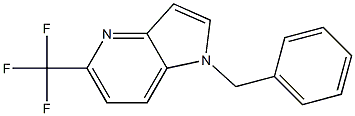 1-Benzyl-5-trifluoroMethyl-1H-pyrrolo[3,2-b]pyridine 구조식 이미지