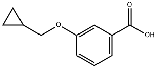 3-(cyclopropylMethoxy)benzoic acid 구조식 이미지