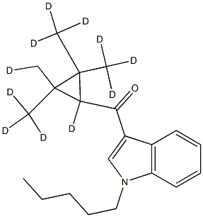 (1-Pentyl-1H-indol-3-yl)(2,2,3,3-tetraMethylcyclopropyl)Methanone-d11 Structure