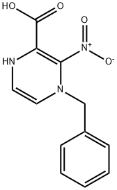 4-benzyl-3-nitro-1,4-dihydropyrazine-2-carboxylic acid Structure