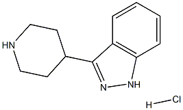3-(Piperidin-4-yl)-1H-indazole hydrochloride 구조식 이미지