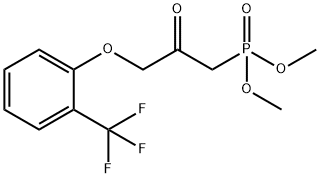 [2-OXO-3-(2-trifluoroMethylphenoxy)-propyl]-phosphonic acid diMethyl ester Structure