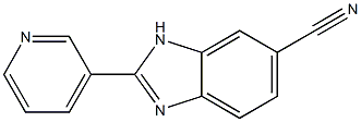 6-Cyano-2-(3-pyridyl)benziMidazole, 97% Structure