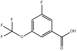3-Fluoro-5-(trifluoroMethoxy)benzoic acid, 97% Structure