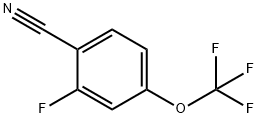2-Fluoro-4-(trifluoroMethoxy)benzonitrile, 97% 구조식 이미지