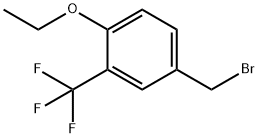 4-Ethoxy-3-(trifluoroMethyl)benzyl broMide, 97% 구조식 이미지