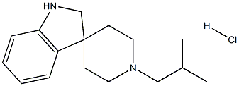 1'-isobutylspiro[indoline-3,4'-piperidine] hydrochloride Structure