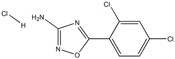 5-(2,4-Dichloro-phenyl)-[1,2,4]oxadiazol-3-ylaMine hydrochloride 구조식 이미지
