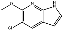 5-Chloro-6-Methoxy-7-azaindole Structure