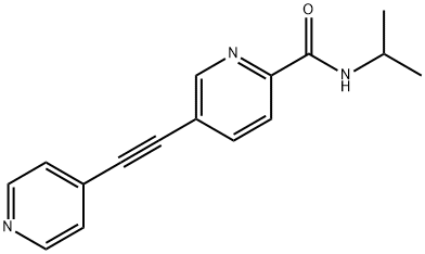 N-isopropyl-5-(pyridin-4-ylethynyl)picolinaMide Structure