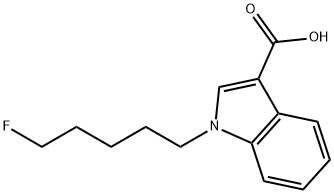 1-(5-fluoropentyl)-1H-indole-3-carboxylic acid Structure