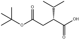 (R)-4-(TERT-BUTOXY)-2-ISOPROPYL-4-OXOBUTANOIC ACID Structure