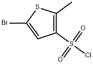 5-BROMO-2-METHYLTHIOPHENE-3-SULFONYL CHLORIDE 구조식 이미지