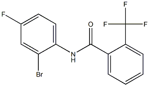 N-(2-bromo-4-fluorophenyl)-2-(trifluoromethyl)benzamide Structure