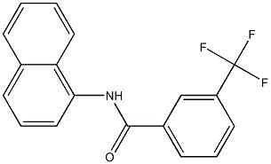 N-(1-naphthyl)-3-(trifluoromethyl)benzamide 구조식 이미지