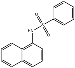 N-(1-naphthyl)benzenesulfonamide 구조식 이미지