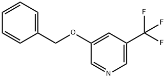 3-Benzyloxy-5-(trifluoromethyl)pyridine 구조식 이미지