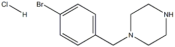 1-[(4-Bromophenyl)methyl]piperazine hydrochloride 구조식 이미지