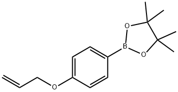 4,4,5,5-Tetramethyl-2-[4-(prop-2-en-1-yloxy)phenyl]-1,3,2-dioxaborolane 구조식 이미지