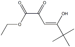 (Z)-4-Hydroxy-5,5-dimethyl-2-oxo-hex-3-enoic acid ethyl ester Structure