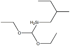 Diethoxy-methyl-(2-methyl-butyl)-silane 구조식 이미지