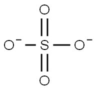 Sulfate Anion Standard Solution Structure