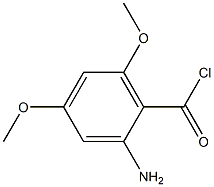 2-aMino-4,6-diMethoxybenzoyl chloride 구조식 이미지