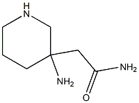 2-(3-aMinopiperidin-3-yl)acetaMide 구조식 이미지