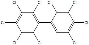 2.2'.3.3'.4.4'.5.5'.6-Nonachlorobiphenyl Solution Structure