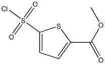 Methyl-5-(chlorosulfonyl)thiophene-2carboxylate 구조식 이미지